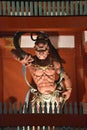 Guardian at entrance of Kannon Temple in Tokyo