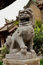 Guardian Foo Dog Stone Statue, Shanxi-Shaanxi-Gansu Guildhall, Xufu Street, Kaifeng, Henan, China