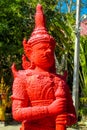 Guardian Giant Suriyaphob, mythological guard statue in Thailand wat Royalty Free Stock Photo