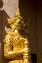 Guardian Suriyaphob statue in Thailand wat Royalty Free Stock Photo