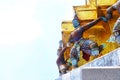 Guardian Giants Around Pagoda in Wat Phra Kaew Thailand Royalty Free Stock Photo