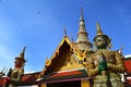 Guardian giants, Wat Phra Kaew, Thailand Royalty Free Stock Photo