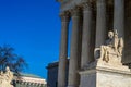 Guardian of Law Statue United States Supreme Court Building Royalty Free Stock Photo