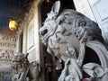 The Guardian Lions of Changfu Temple (Zushi Temple, Ã¤Â¸â°Ã¥Â³Â½Ã§Â¥âÃ¥Â¸Â«Ã¥Â»Å¸) in Sanshia District, New Taipei City, TAIWAN Royalty Free Stock Photo