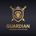 Guardian logo. Lion logotype