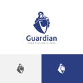 Guardian Shield Knight Spartan Soldier Warrior Armour War Logo