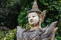 Guardian Statue at Wat Pha Lat Royalty Free Stock Photo