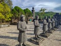 Guardian statues at the Khai Dinh Tomb near Hue, Vietnam