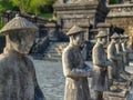 Guardian statues at the Khai Dinh Tomb near Hue, Vietnam Royalty Free Stock Photo