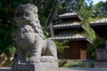 Guardian stone statue of a Lion