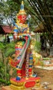 Guardian Suriyaphob, mythological guard statue in Thailand wat Royalty Free Stock Photo