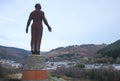 The Guardian of the Valleys, Welsh Landscape Royalty Free Stock Photo