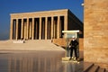 Guarding AnÃÂ±tkabir Mausoleum of Ataturk Royalty Free Stock Photo