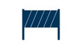 Guardrail icon. Simple illustration of guardrail vector icon for web