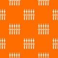 Guardrail pattern vector orange