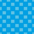 Guardrail pattern vector seamless blue