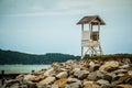 Guardroom Front of The Sea Royalty Free Stock Photo