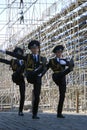 Guards of honor change on the Red Square in Moscow Royalty Free Stock Photo