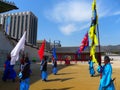 Guards Parade in Seoul, Korea