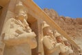 Guards protecting Hatshepsut temple Royalty Free Stock Photo
