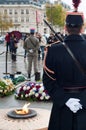 Guards on the unknown soldier tomb