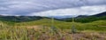 Guardsman Pass views of Panoramic Landscape of the Pass, Midway and Heber Valley along the Wasatch Front Rocky Mountains, Summer F Royalty Free Stock Photo