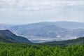 Guardsman Pass views of Panoramic Landscape of the Pass, Midway and Heber Valley along the Wasatch Front Rocky Mountains, Summer F Royalty Free Stock Photo