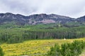 Guardsman Pass views of Panoramic Landscape of the Pass, Midway and Heber Valley along the Wasatch Front Rocky Mountains, Summer F Royalty Free Stock Photo