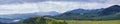 Guardsman Pass views of Panoramic Landscape of the Pass, Midway and Heber Valley along the Wasatch Front Rocky Mountains, Summer F Royalty Free Stock Photo