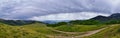 Guardsman Pass views of Panoramic Landscape of the Pass, Midway and Heber Valley along the Wasatch Front Rocky Mountains, Summer F Royalty Free Stock Photo