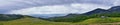 Guardsman Pass views of Panoramic Landscape of the Pass, Midway and Heber Valley along the Wasatch Front Rocky Mountains, Summer F Royalty Free Stock Photo