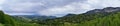 Guardsman Pass views of Panoramic Landscape of the Pass, Midway and Heber Valley along the Wasatch Front Rocky Mountains, Summer F Royalty Free Stock Photo