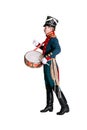 Guardsman with a saber nineteenth century Royalty Free Stock Photo