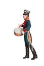 Guardsman with a saber nineteenth century Royalty Free Stock Photo