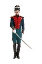 Guardsman with saber Royalty Free Stock Photo