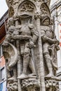 Guardsmen Knights Statues Fountain Lucerne Switzerland