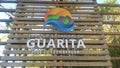 GuaritaÃÂ´s Park sign. Torres.Rio Grande do Sul