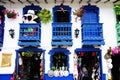 GUATAPE, ANTIOQUIA, COLOMBIA, AUGUST 08, 2018: Architectural detail of Guatape village