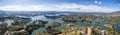 Guatape lake in Antioquia, Colombia