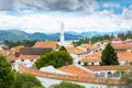 Colombia Guatavita panoramic view of the city