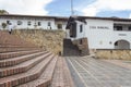 Guatavita town hall building with main square stairs