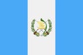 Guatemala Flag Vector Flat Icon