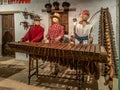 Dolls play Xylophone, Finca La Azotea, La Antigua, Guatemala Royalty Free Stock Photo