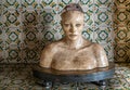 Feminine bust statue, Museo Santa Domingo, La Antigua, Guatemala