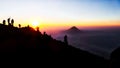 Guatemala mountain sunrise