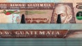 Guatemala quetzal money banknotes pack 3d illustration