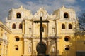 Guatemala, View on the colonial La Merced church in Antigua Royalty Free Stock Photo