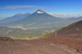 Guatemala, Volcan de Agua, stratovolcano located in the department of Sacatepequez Royalty Free Stock Photo