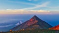 Guatemala volcano peak