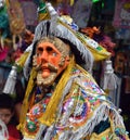 Guatemalan fiesta Masked dancer